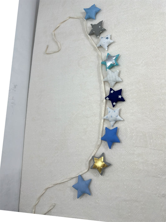 Blue star bunting